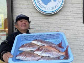 勝浦周辺（磯）マダイフィーバー❗️