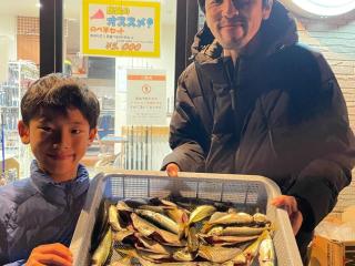 勝浦周辺（堤防）親子でサビキ釣り