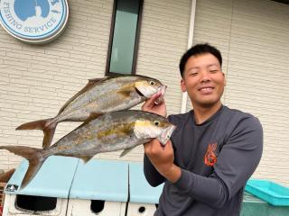 勝浦周辺（堤防）カンジくんカンパチGET❗️