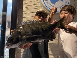 松部（堤防）クロダイ釣れました！