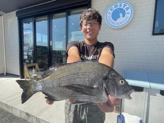 勝浦周辺（堤防）コスタ前でクロダイ